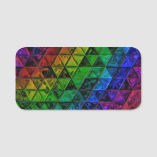 Pride glas namnbricka