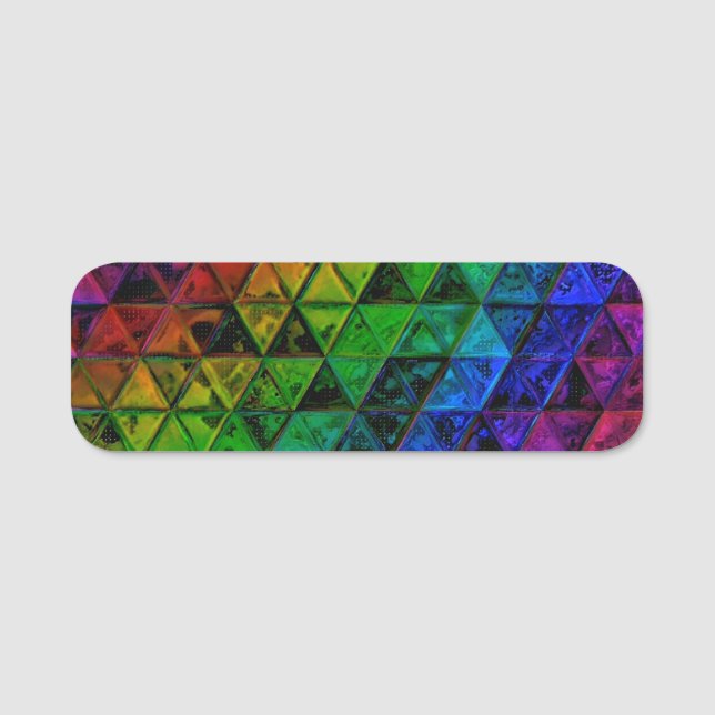 Pride glas namnbricka (Framsida)