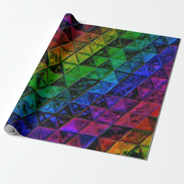 Pride glas presentpapper (Utrullad)