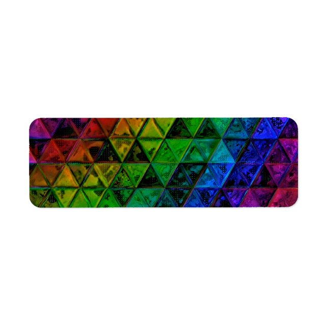 Pride glas returadress etikett (Framsidan)