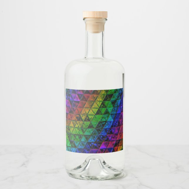 Pride glas spritflaskor etikett (Framsida)
