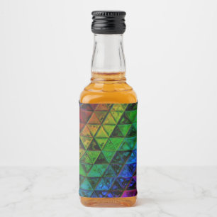 Pride glas spritflaskor etikett