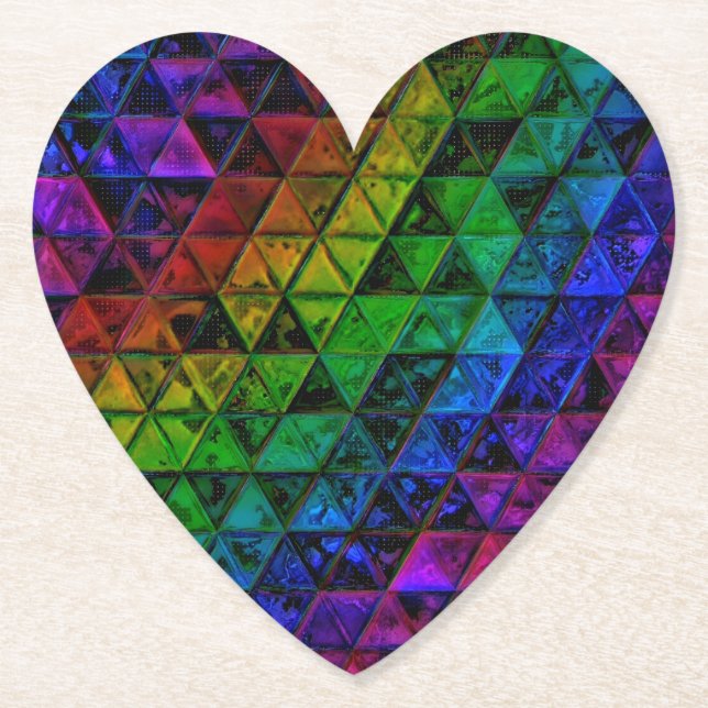 Pride glas underlägg papper (Framsida)