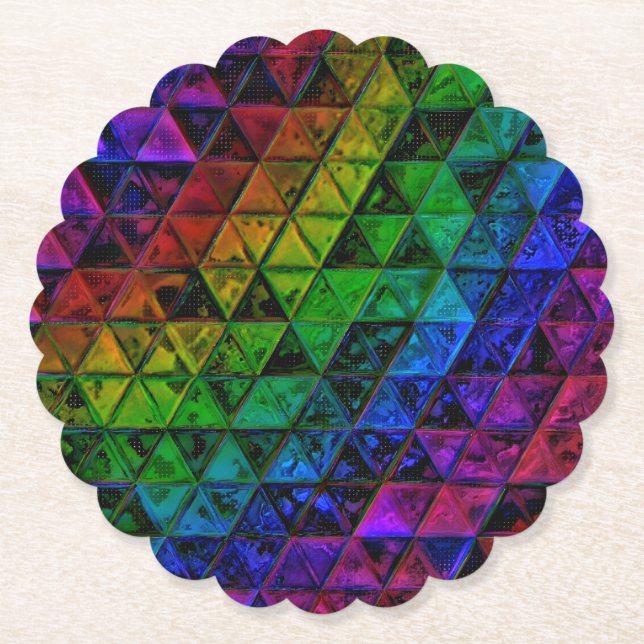 Pride glas underlägg papper (Framsida)