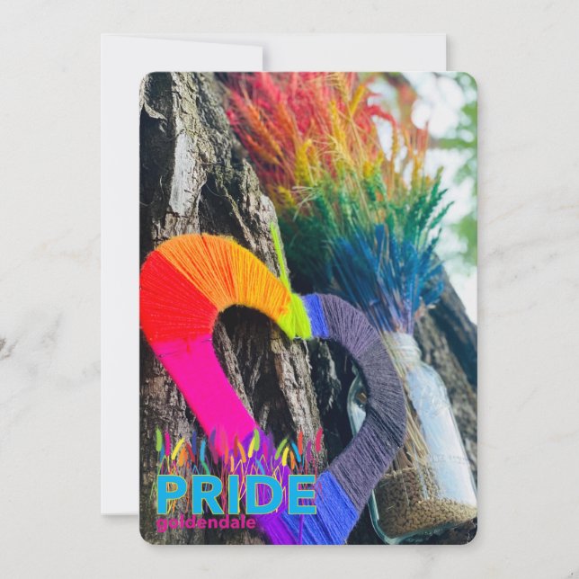 PRIDE Goldendale 5x7 Blankt gratulationskort Tack Kort (Framsida)