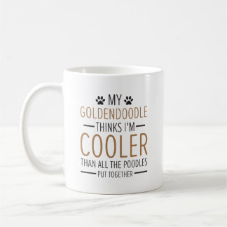 Pride Goldendoodle Owners Coola Hund Funny Satt Kaffemugg