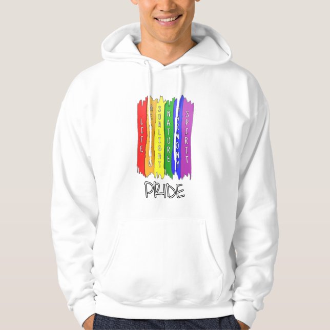 Pride HBT-Flagga Hoodie (Framsida)
