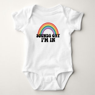 Pride HBT Ljud Gay I är i Gay Rainbow T Shirt