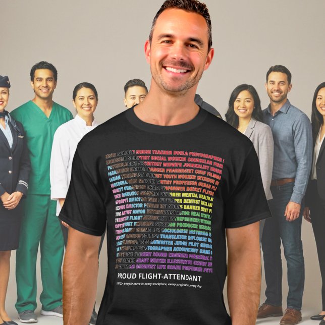 Pride HBT Mångfald Regnbåge Ordmoln Anpassad  T Shirt (Skapare uppladdad)