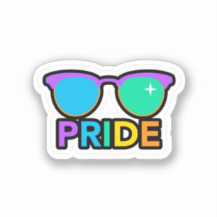 Pride. HBT+Pride. Regnbåge. Klistermärken
