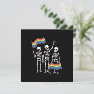 Pride HBT Rättigheter Lesbisk Gay Allierad HBTQ Tr Inbjudningar