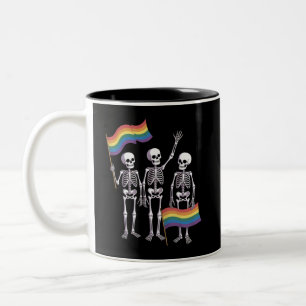 Pride HBT Rättigheter Lesbisk Gay Allierad HBTQ Tr Två-Tonad Mugg