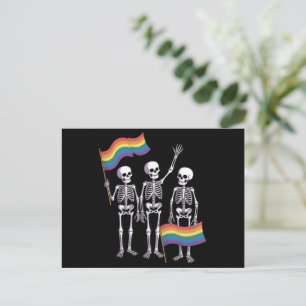 Pride HBT-Rättigheter Lesbisk Gay Allierad HBTQ Tr Vykort