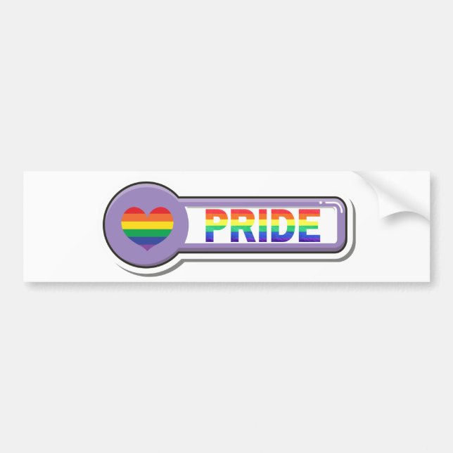 Pride HBT-TQ+ Bildekal (Framsidan)