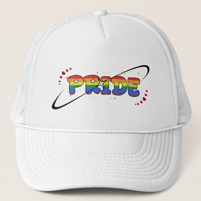 Pride HBTQ-regnbågsflagga mössa Keps (Framsida)