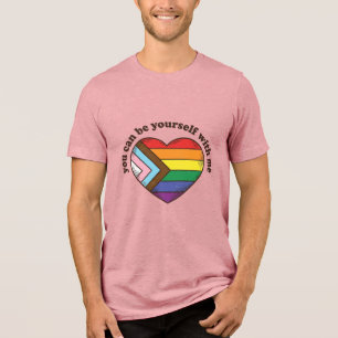 Pride Heart Du Kan Vara Sann Mot Mig T-Shirt Desi