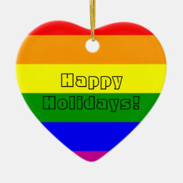 Pride Heart Julgransprydnad Keramik