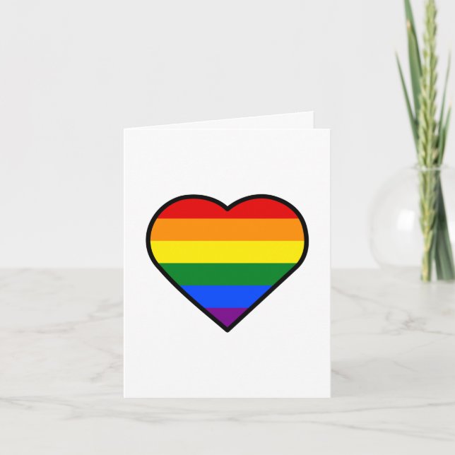 PRIDE HEART-kort Helgkort (Framsida)