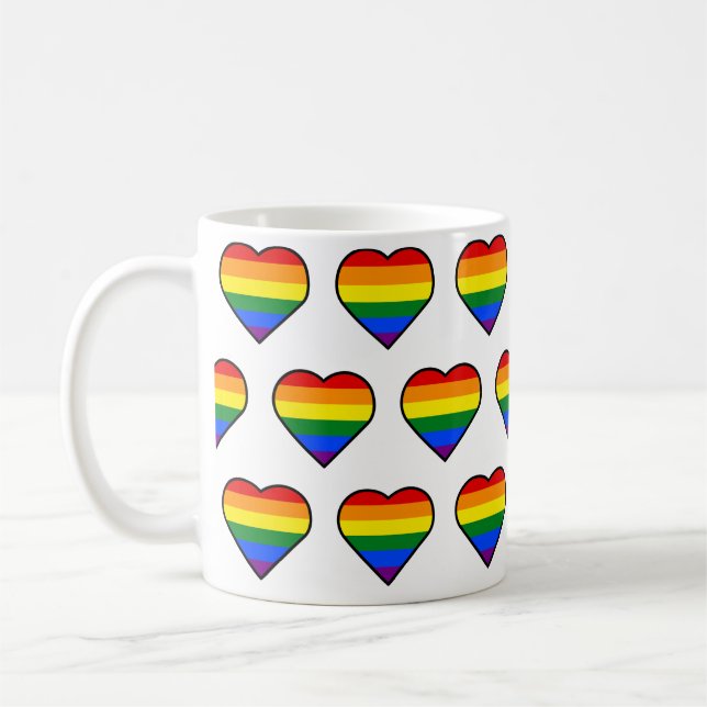 PRIDE HEART MUGG (Vänster)