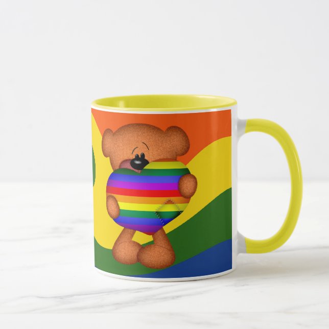 Pride Heart-Nalle Mugg (Höger)