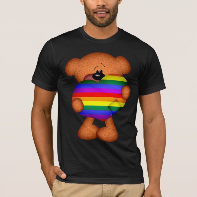 Pride Heart-Nalle Tröja (Framsida)