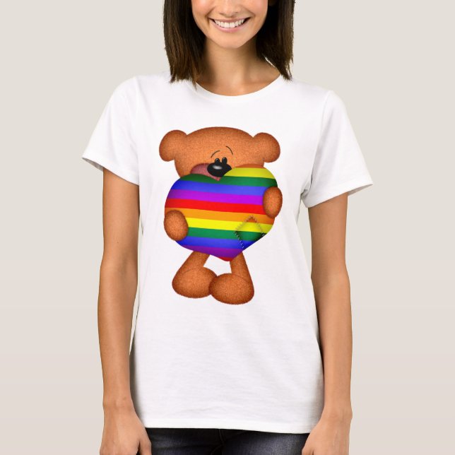 Pride Heart-Nalle Tröja (Framsida)
