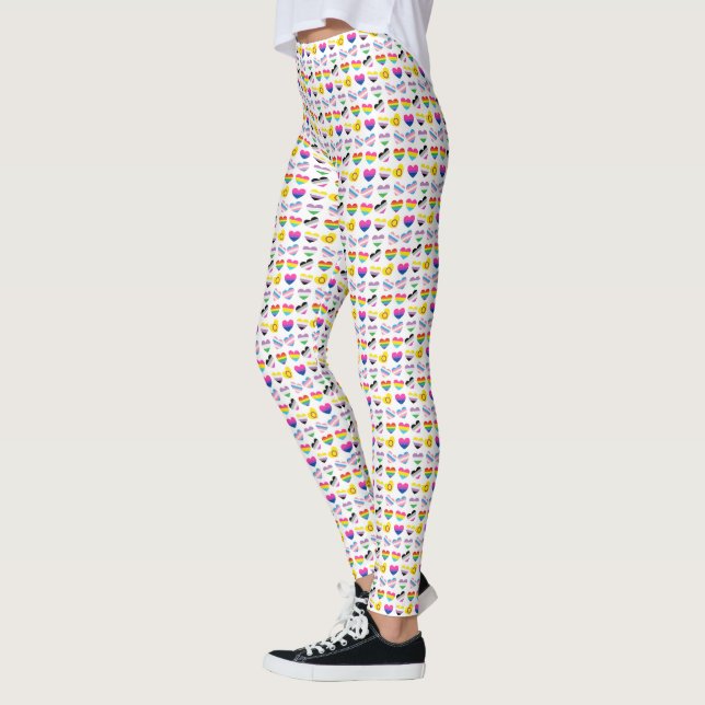 Pride Hearts Leggings (Vänster)