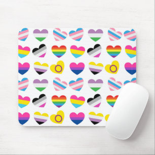 Pride Hearts Mousepad Musmatta