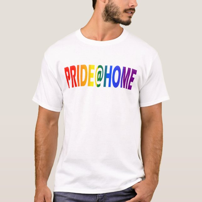 Pride hemma Social Avstånd karantän 2020 T Shirt (Framsida)
