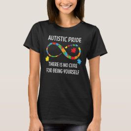 Pride Hjärtmedvetenhet om autism Oändlig symbol T Shirt