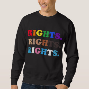 Pride Höger LGBT HBT Gay Transgender-pride Lång Ärmad Tröja