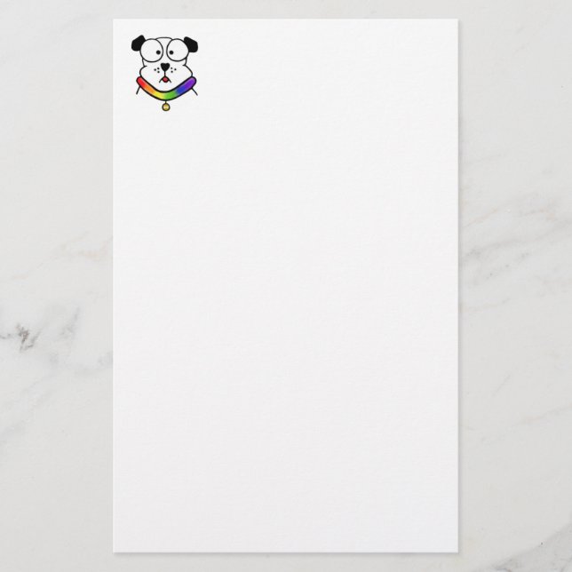 Pride Hund, mall Brevpapper (Framsida)