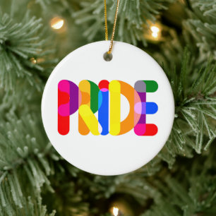 Pride i design julgransprydnad keramik
