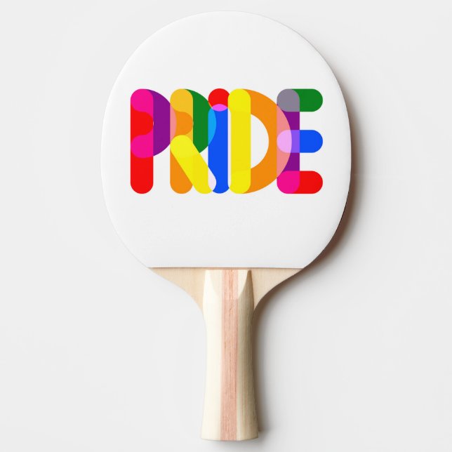 Pride i design pingisracket (Framsidan)