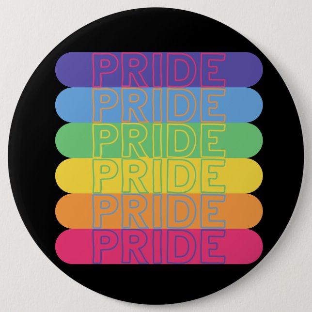 Pride i regnbåge i färg knapp (Framsida)