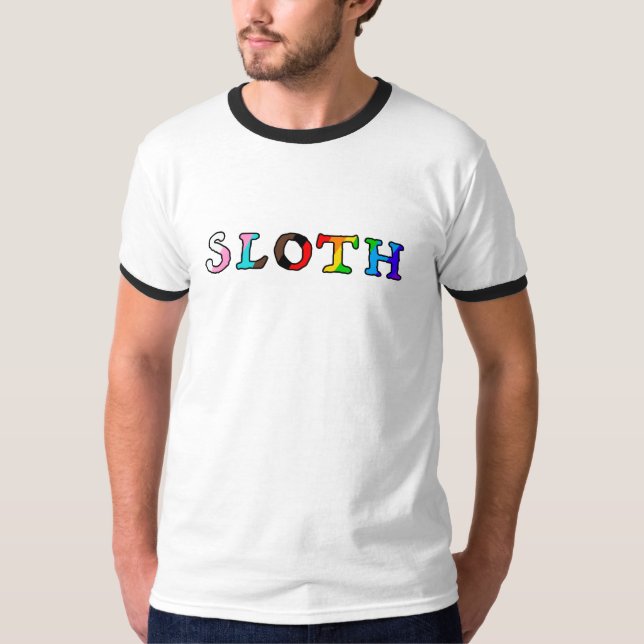 Pride i Sloth T Shirt (Framsida)