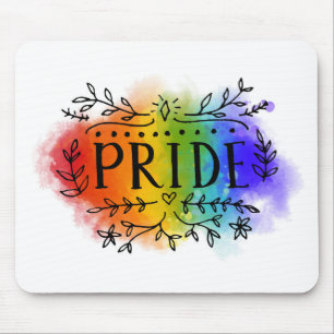 Pride i vattenfärg musmatta