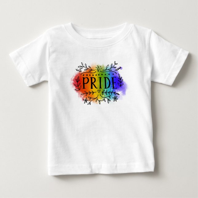 Pride i vattenfärg t shirt (Framsida)