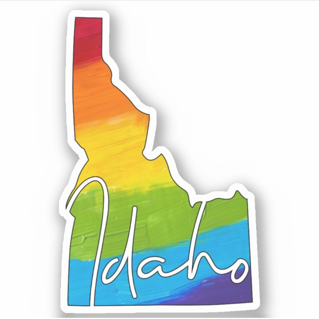 PRIDE Idaho-staten Klistermärken (Framsida)