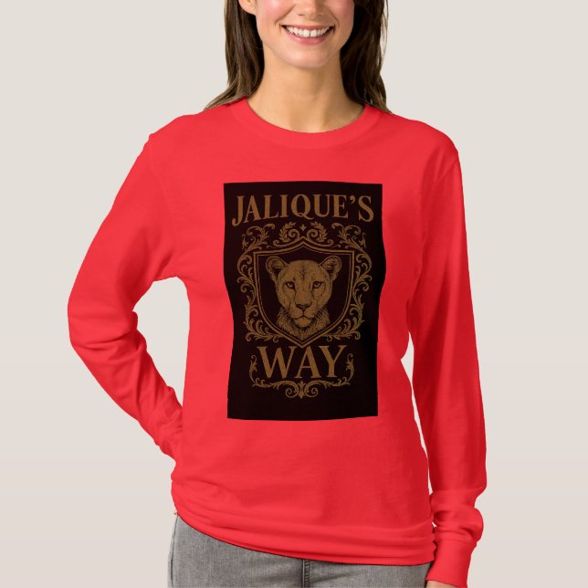  Pride in Every Step  Womens Long sleeve  T Shirt (Framsida)