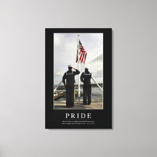 Pride: Inspirera citationstecken 1 Canvastryck
