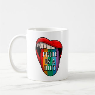 PRIDE is a riot Kaffemugg