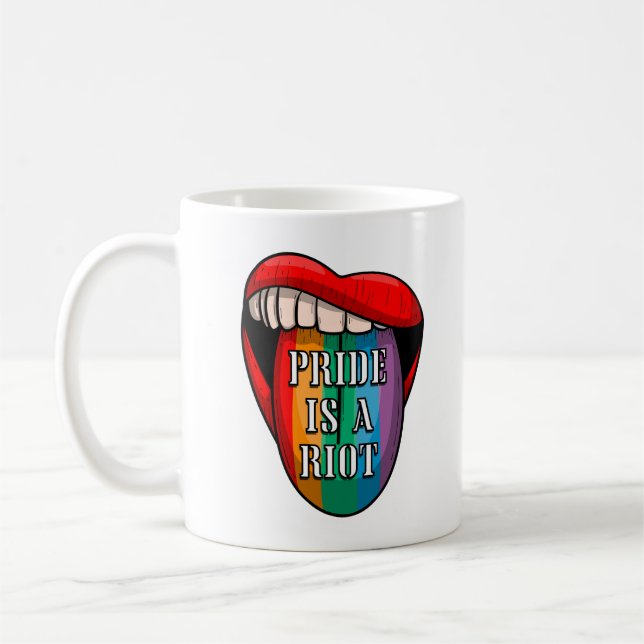 PRIDE is a riot Kaffemugg (Vänster)