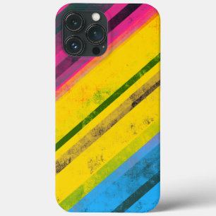 Pride Jämlikhet Pan Flag Grunge Ränder LGBTQIA
