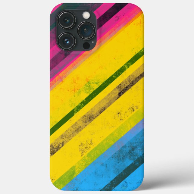 Pride Jämlikhet Pan Flag Grunge Ränder LGBTQIA (Baksida)