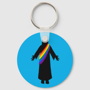 Pride Jesus Bagde Nyckelring