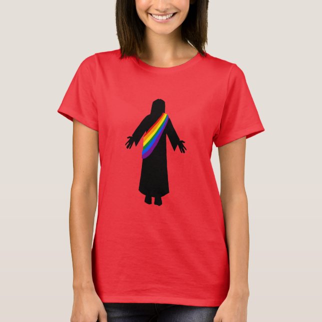 Pride Jesus T Shirt (Framsida)