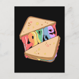 Pride. Kärlek är kärlek. Cute kärlek. Rainbow gay Vykort
