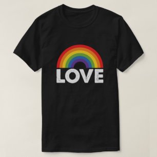 Pride Kärlek är Kärlek Gay Jämlikhet Regnbåge HBTQ T Shirt