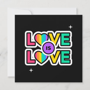 Pride. Kärlek är kärlek. Gay Rainbow färg